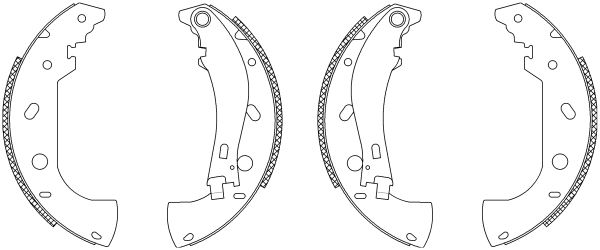 HELLA PAGID Jarrukenkäsarja 8DB 355 003-211